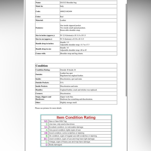 Gucci Vibrant Red Shoulder Bag - Picture 15 of 15